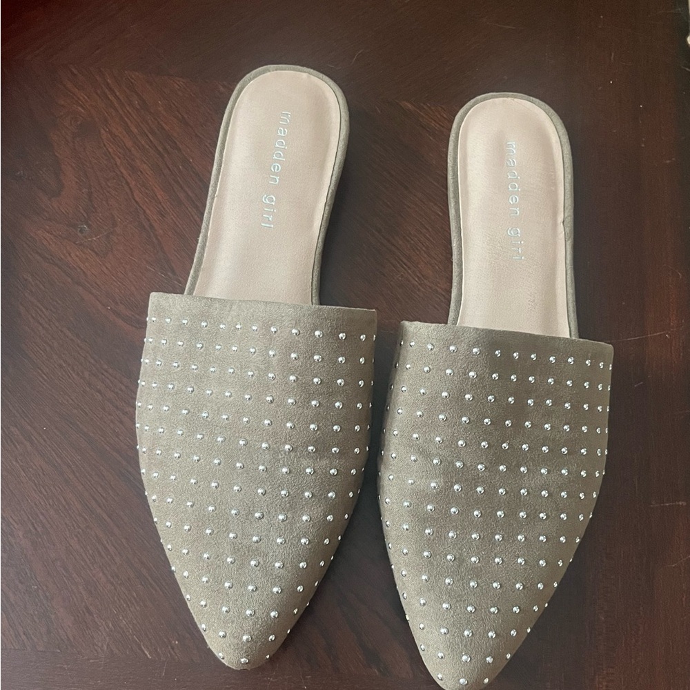 Madden Girl Tania Studded Mules